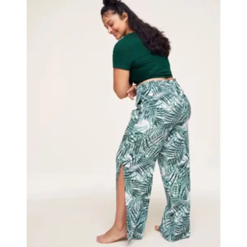 Adore Me womens pants tropical green with pockets Size XL - Picture 2 of 15